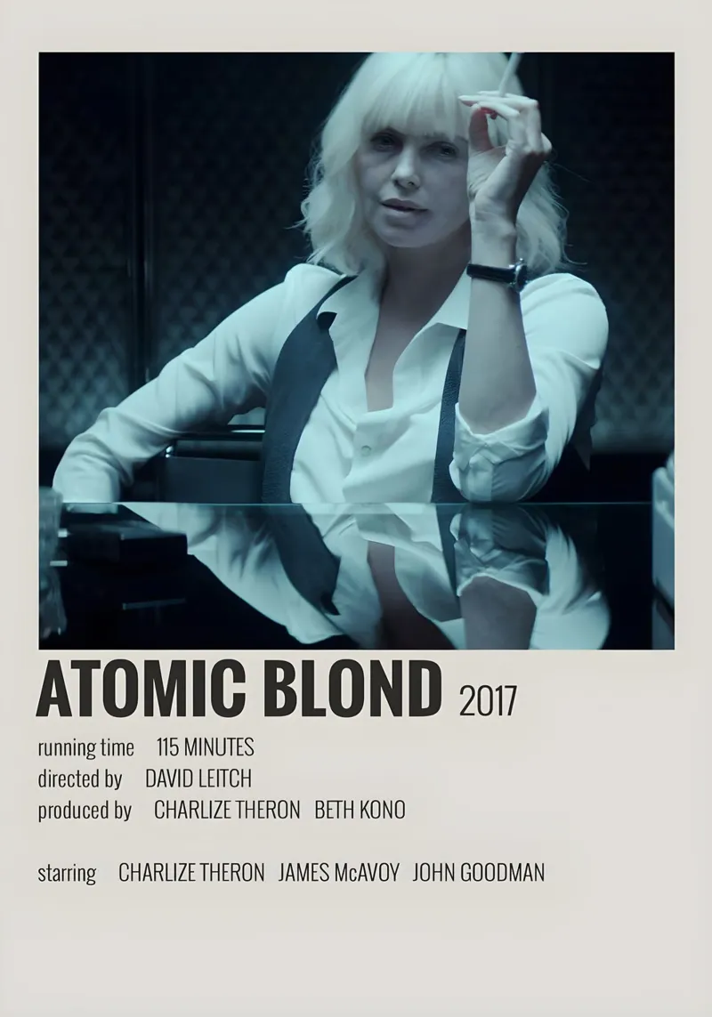 ATOMIC BLOND 2017 pellicola backlit da MVFminimalist