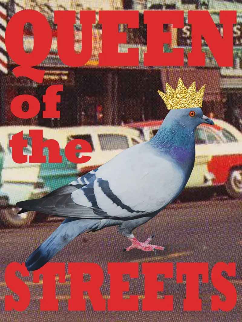 Queen of the Streets alu-dibond by MsGonzalez
