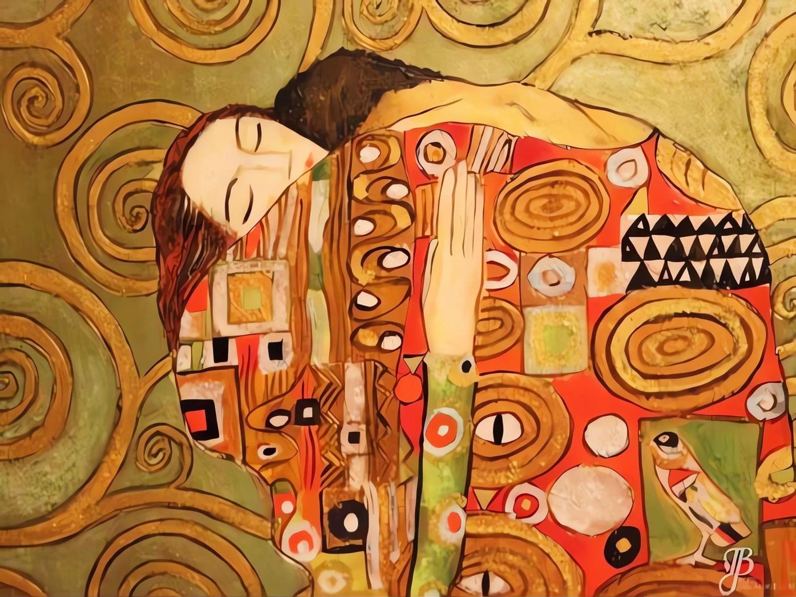 Gustav Klimt poster by Kristian
