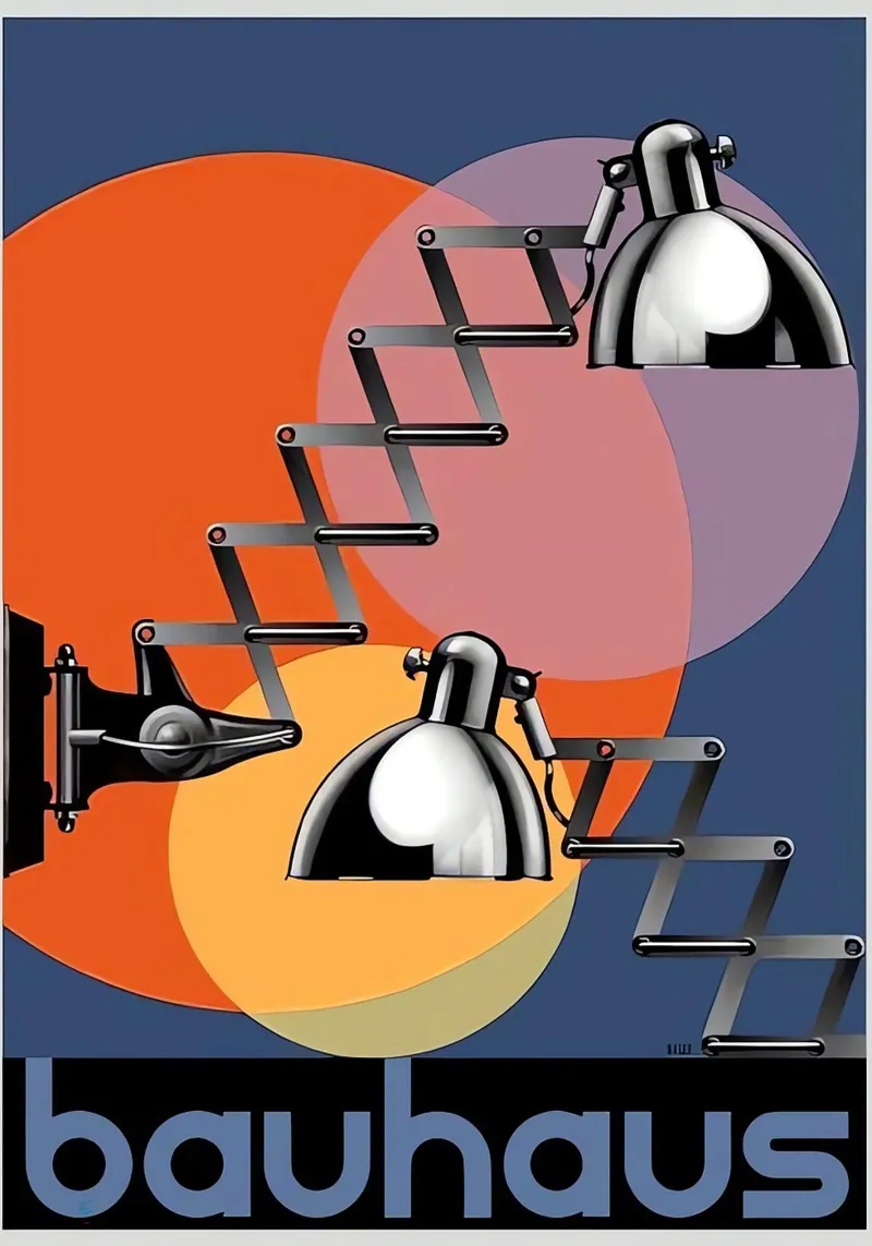 Bauhaus poster con telaio in plastica da Brooke
