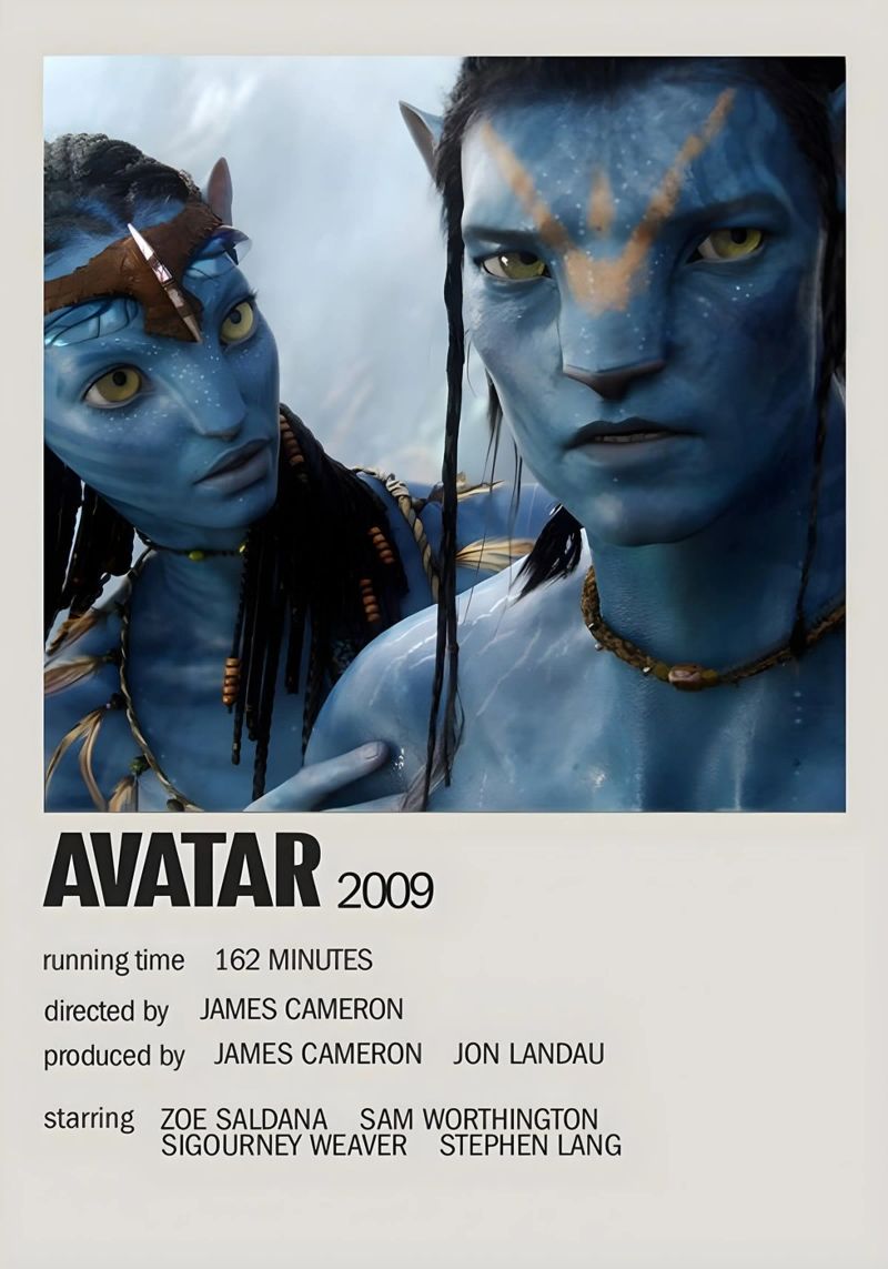 AVATAR 2009 poster by MVFminimalist