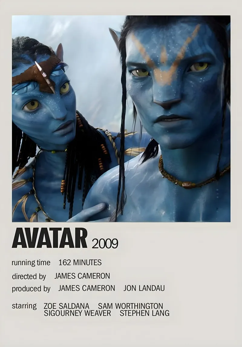 AVATAR 2009 pellicola backlit da MVFminimalist