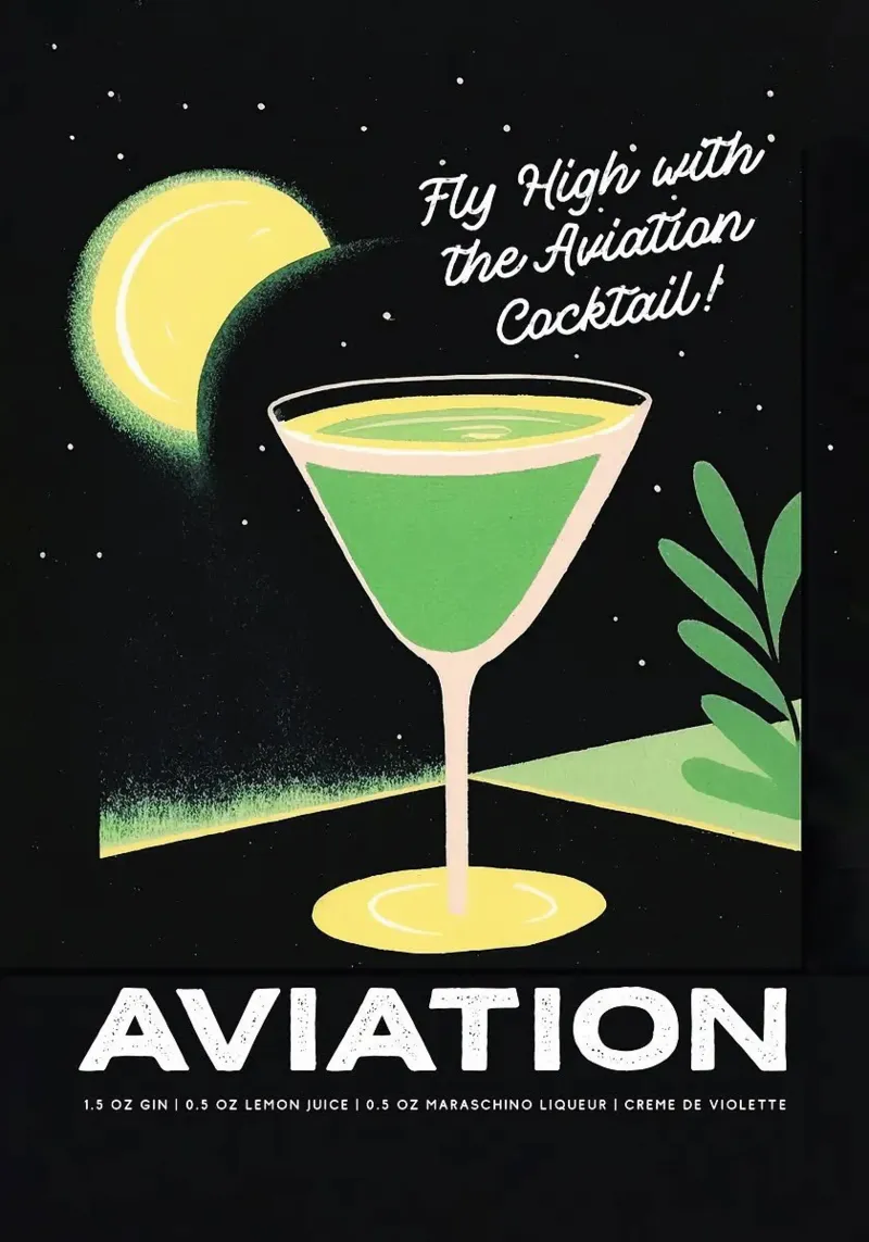 cocktail moon lemon hahnemühle by John C Labut