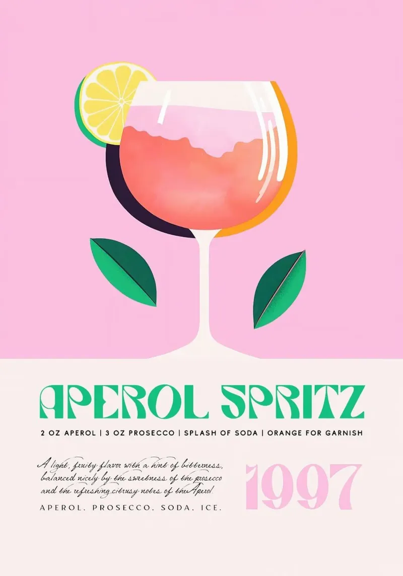 spritz all'aperol pellicola backlit da John C Labut