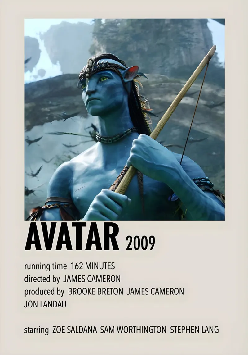AVATAR 2009 pellicola backlit da MVFminimalist