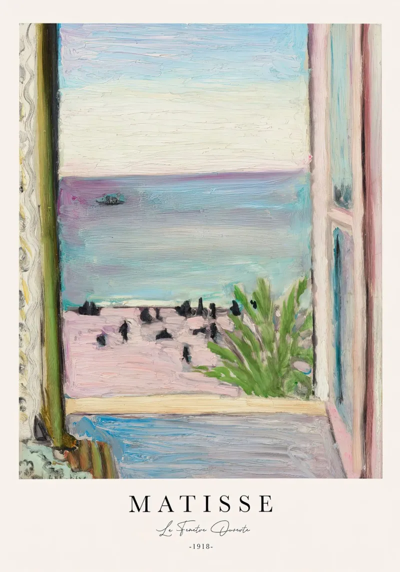 Matisse The Open Window 1918 hahnemühle by Jam Poster