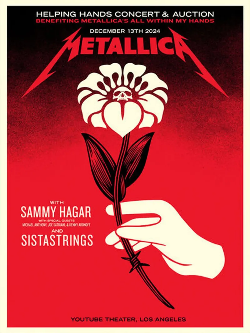 metallica all within my hands pellicola backlit da Jordan shop