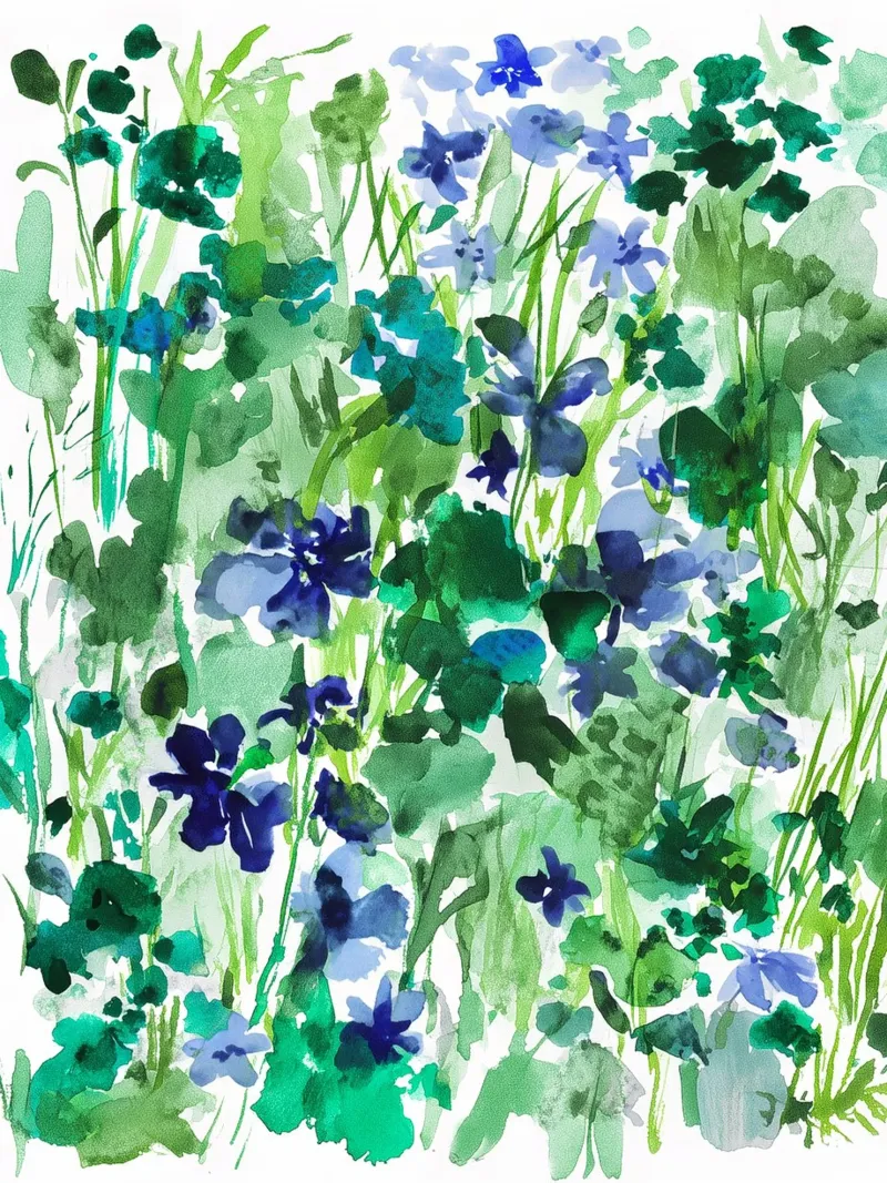 Studi in verde alluminio dibond da Sophia Calder Studio