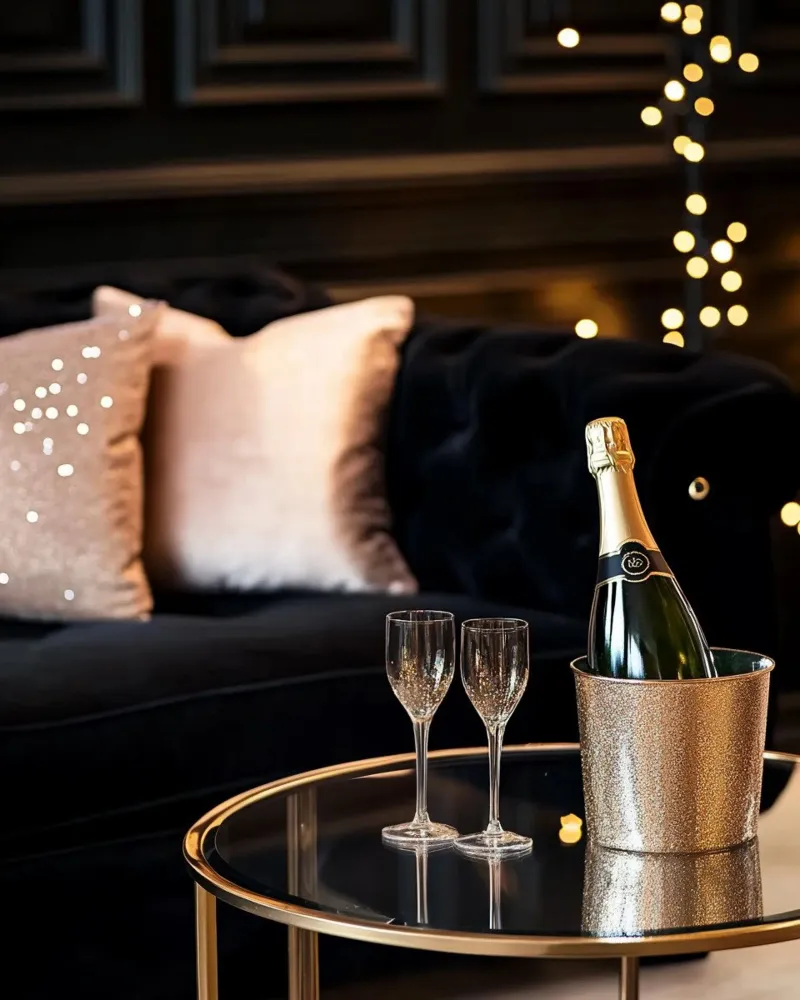 Glam Glow canvas met Baklijst van PhotoVibe Decor