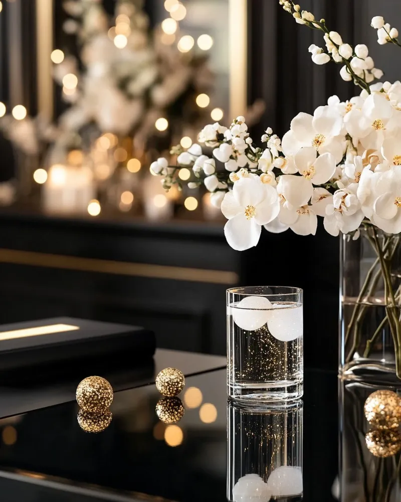 Glam Glow canvas met Baklijst van PhotoVibe Decor