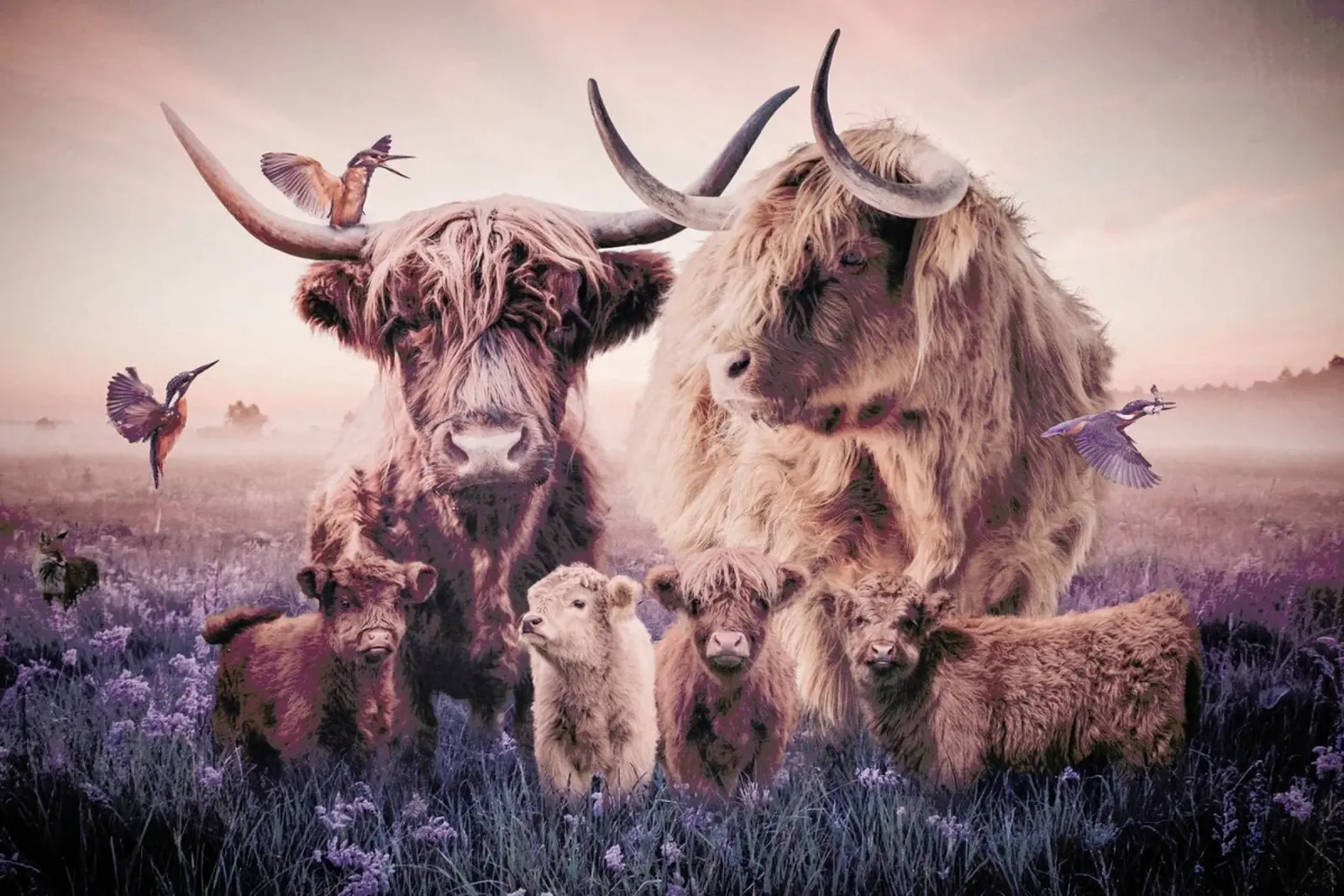Highlander Family alluminio dibond da Wouter Rikken