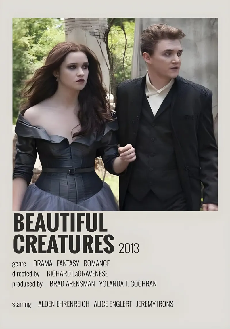 BEAUTIFUL CREATURES 2013 pellicola backlit da MVFminimalist