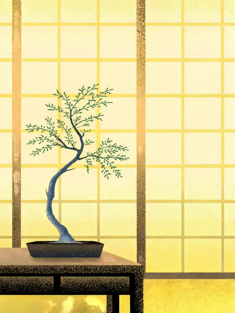 Bonsai-Pflanzen Poster von SOUL SHOP
