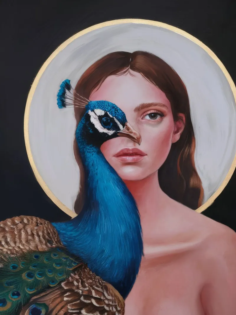 Plumage Aura aureola alluminio dibond da Infinite Chroma