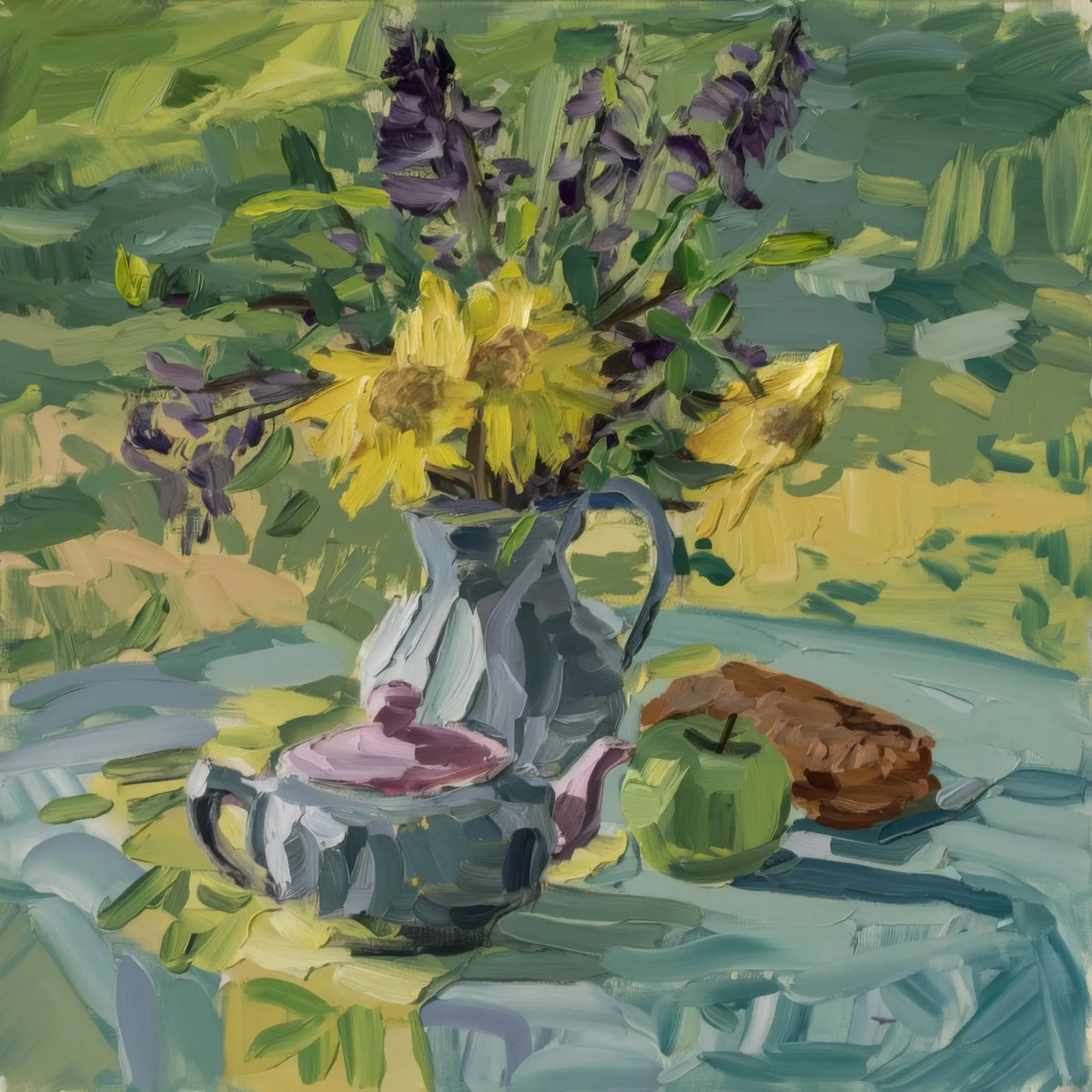 Tournesol Thé Harmonie poster de Radiance Landscape