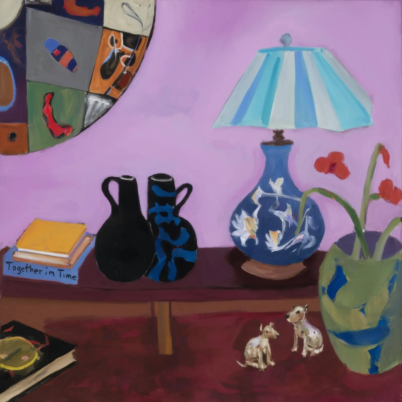 Menagerie di lampade color malva pellicola backlit da Opal Strokes