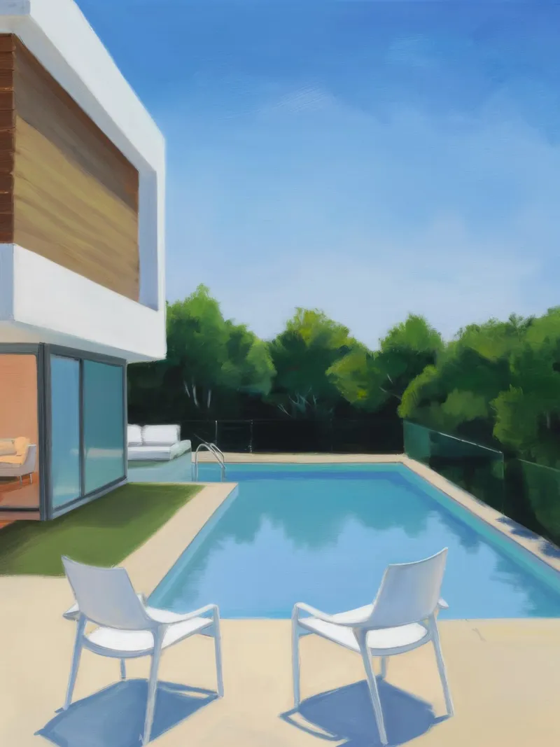 Kristall Pool Aussicht Hahnemühle von Infinite Chroma