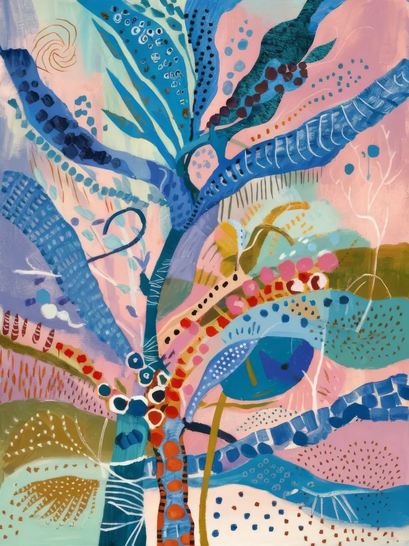 Petal Pattern Playtime canvas by Vivid Reverie