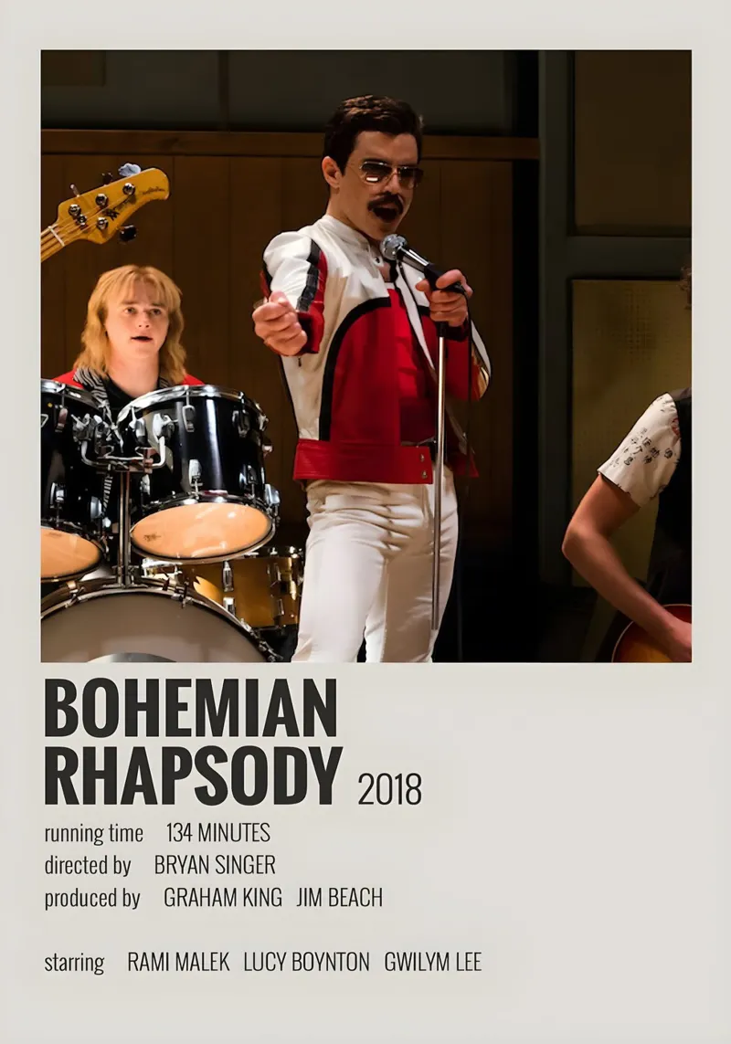 BOHEMIAN RHAPSODY 2018 pellicola backlit da MVFminimalist