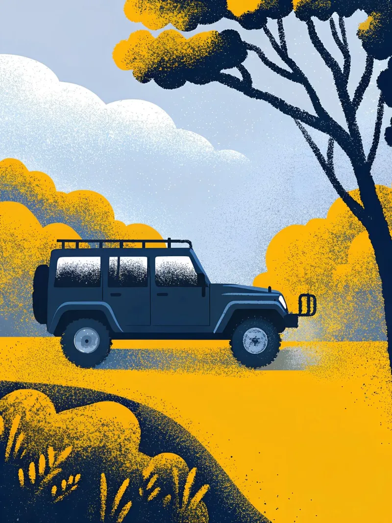 Jeep Autos Hahnemühle von SOUL SHOP