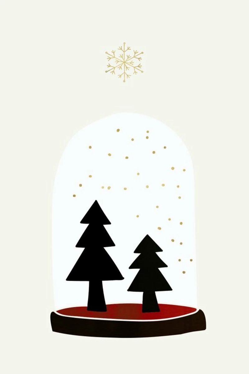 Dancing Snowflakes Poster von Kubistika