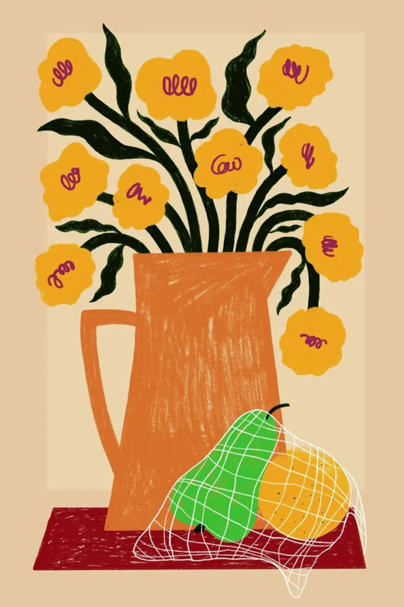 Flowers & Fruits II forex plate by Pure