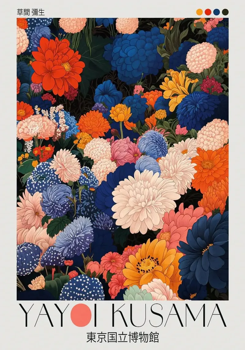 fiori crisantemi carta hahnemühle da Luke Yaeger
