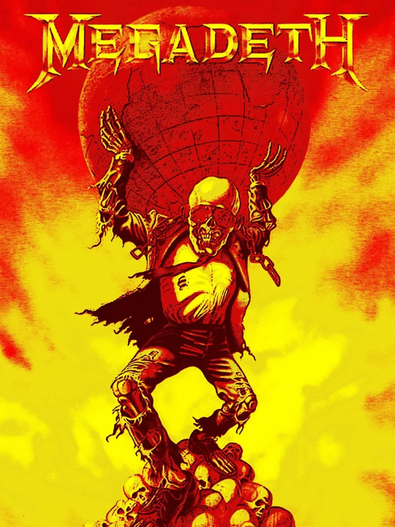 megadeth band art pellicola backlit da vanhesling