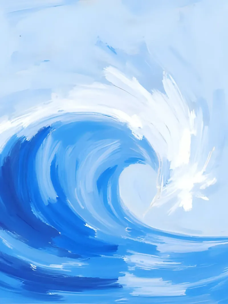 The wave pellicola backlit da Ohkimiko