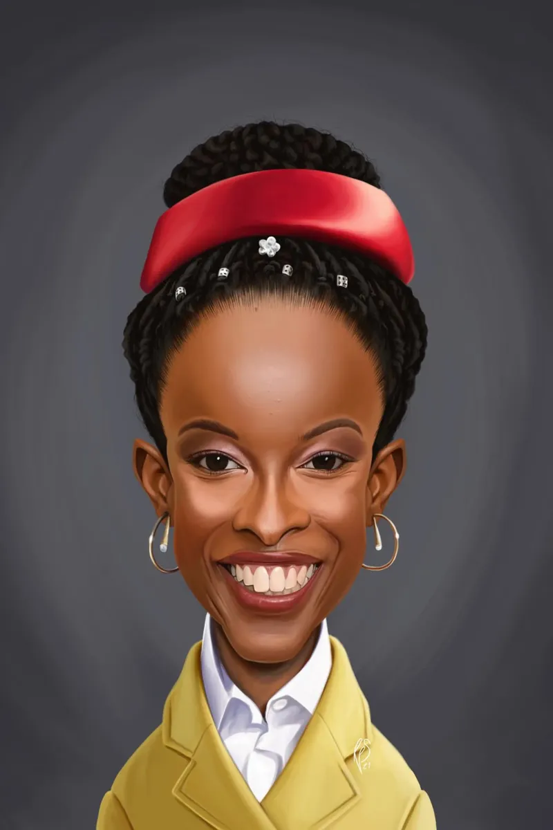 Amanda Gorman pellicola backlit da Rob Art | Illustration