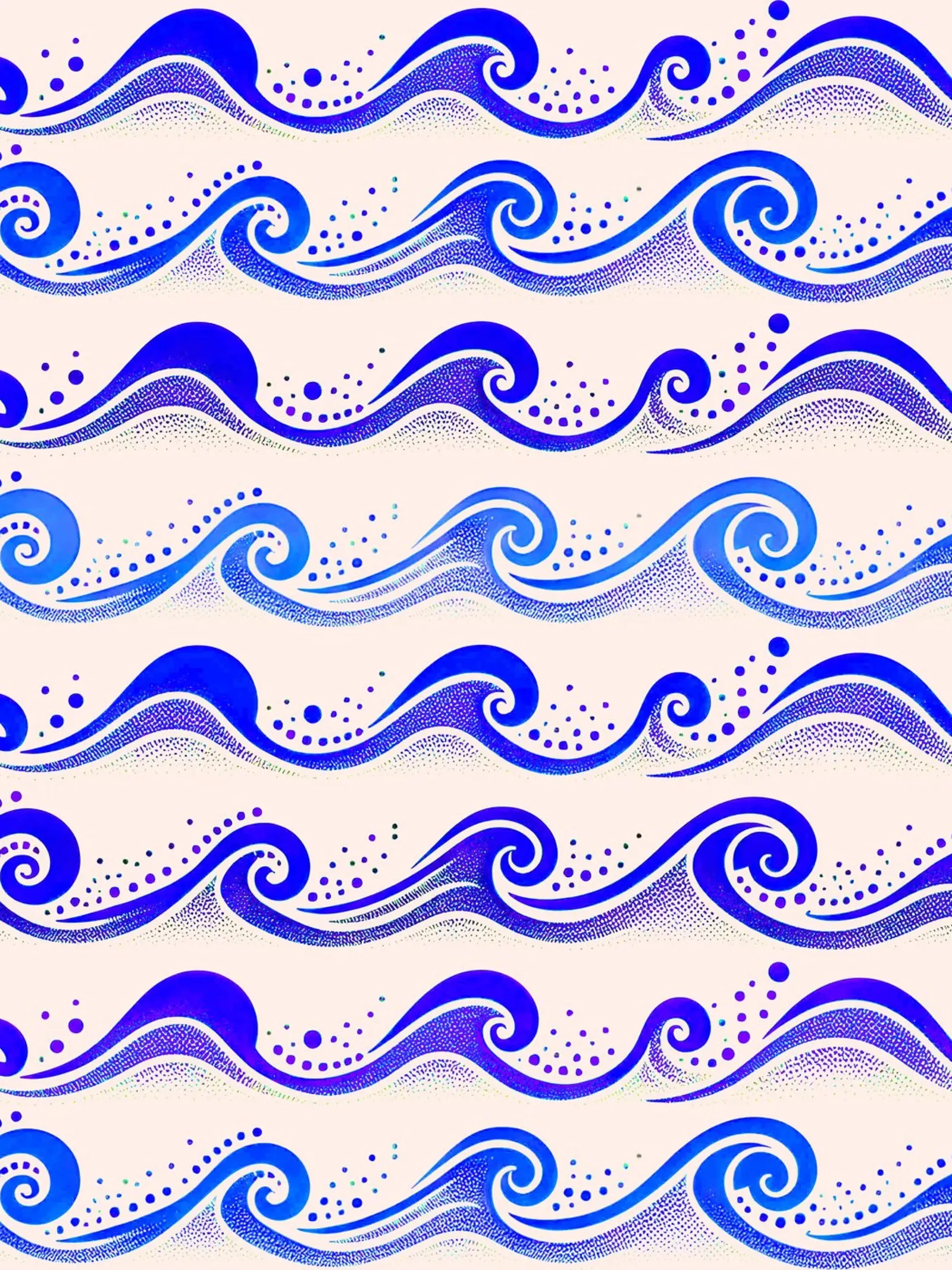 Waves Cobalt Blue backlit film by SilverPegasus