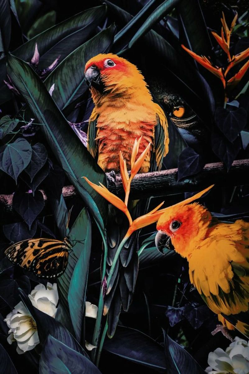 Jungle Scene 2 poster by Wouter Rikken
