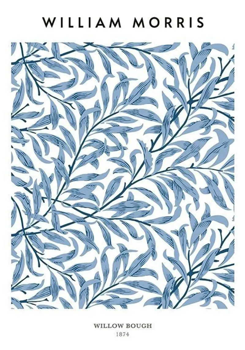 William Morris 2 poster con telaio in legno da Art In The Sky