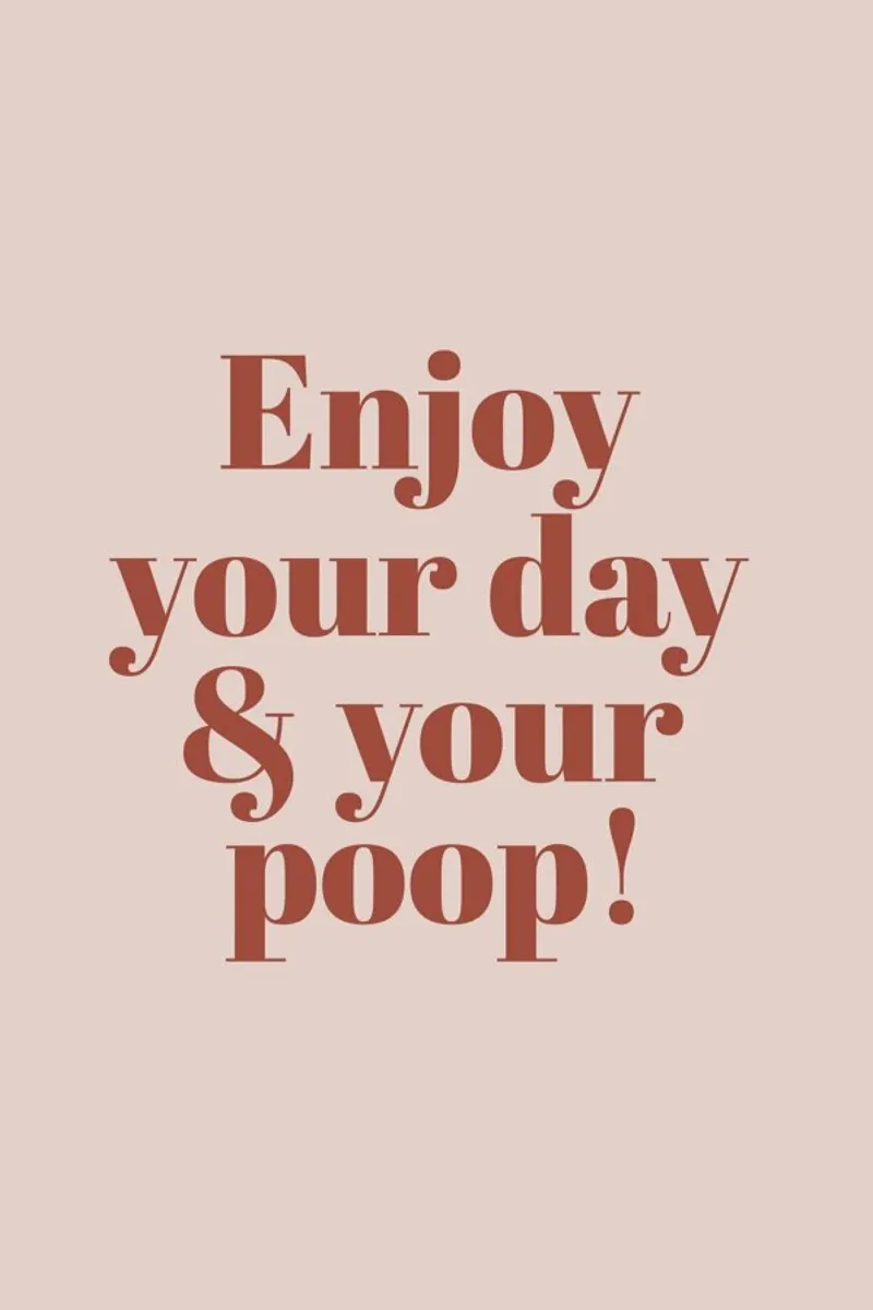 Enjoy Your Day And Poop plexiglass da Ayleen