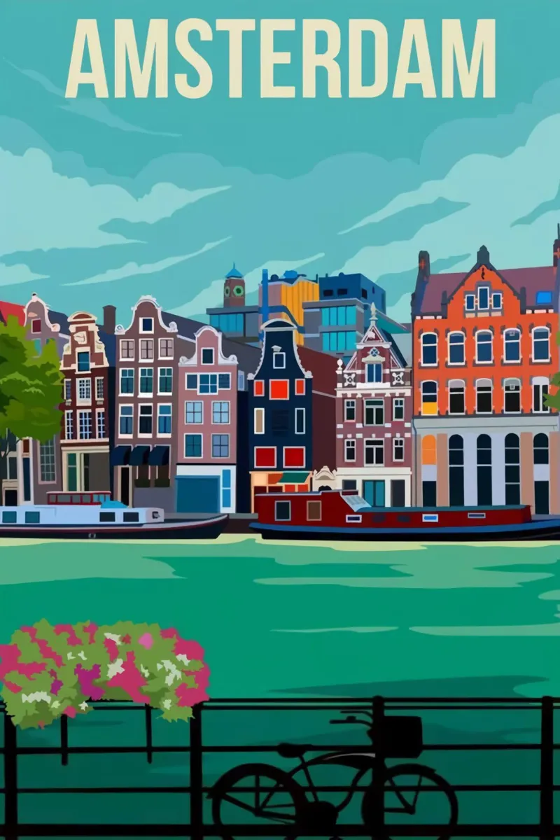 Amsterdam pellicola backlit da Alexandra Peack