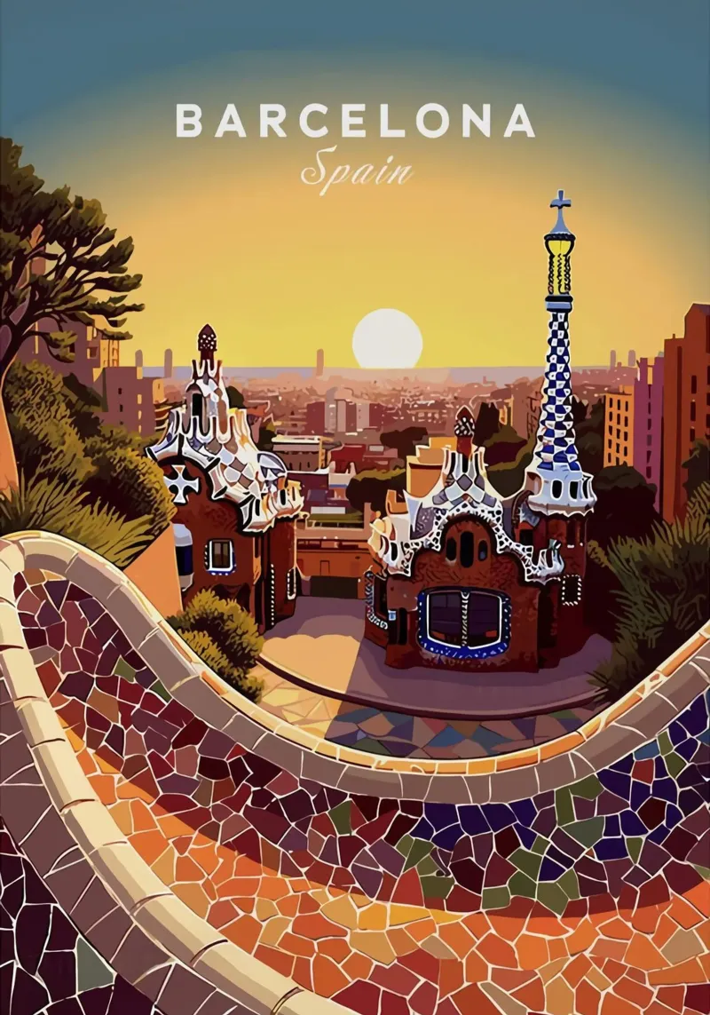 Barcelone Espagne hahnemühle de Alexandra Peack
