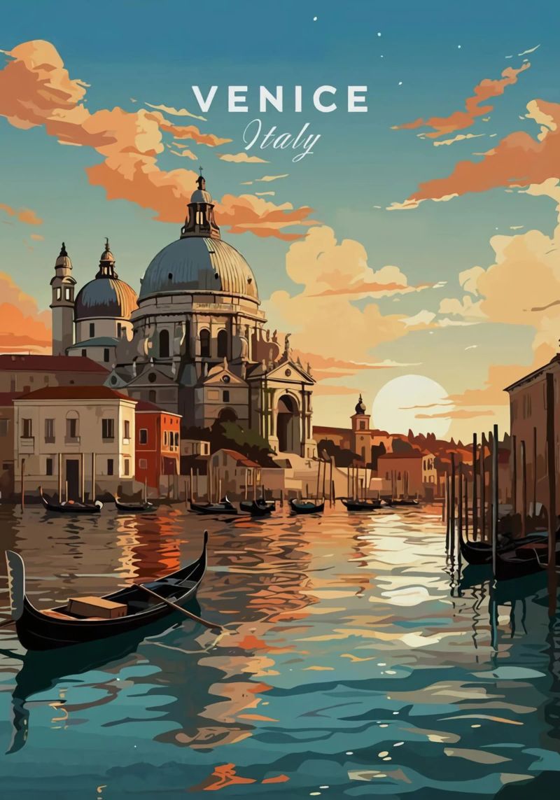 Venedig Italien II Poster von Alexandra Peack