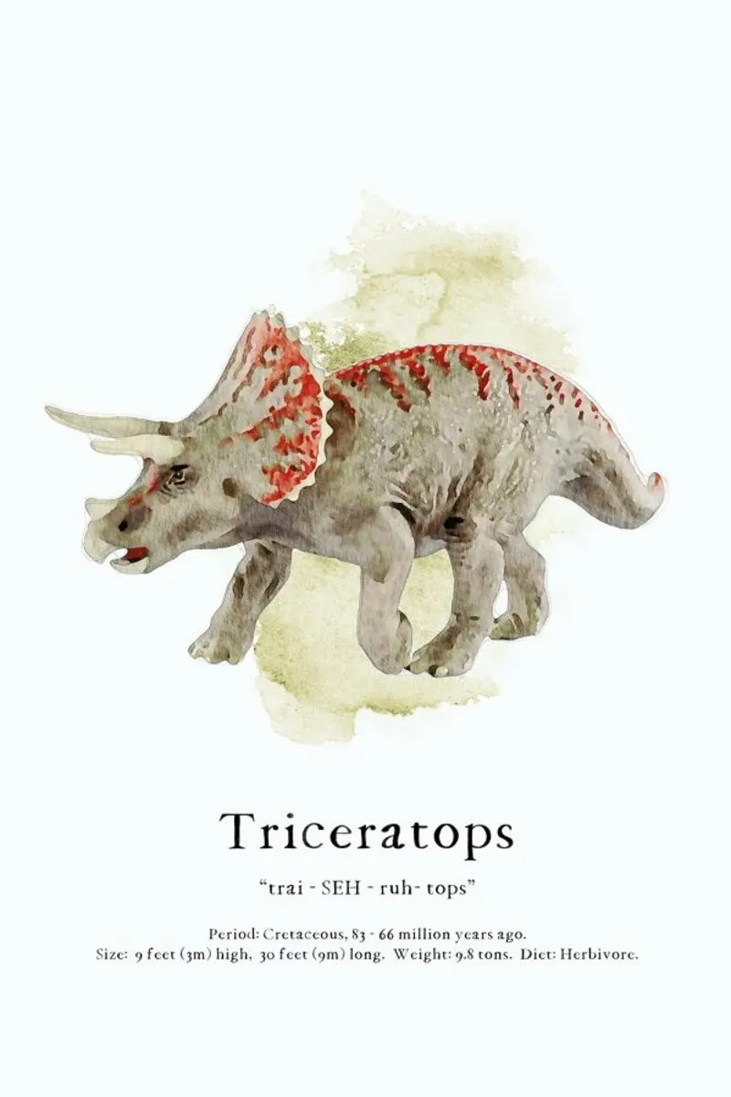 Triceratops pellicola backlit da Lila x Lola