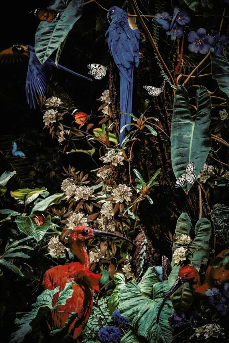Jungle Scene 2 pellicola backlit da Wouter Rikken