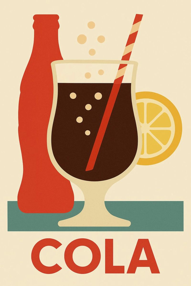 Classic Cola Spark – Affiche Pop pellicola backlit da Boissons - Affiches & posters - Retro
