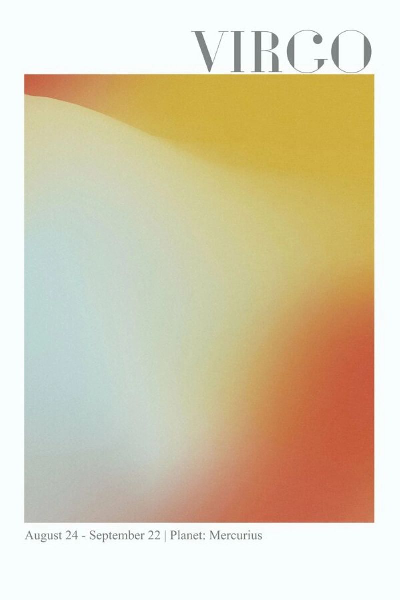 Virgo Abstract Aura pellicola backlit da cafelab
