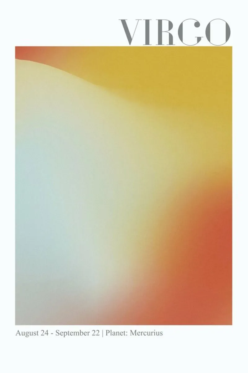 Virgo Abstract Aura carta hahnemühle da cafelab
