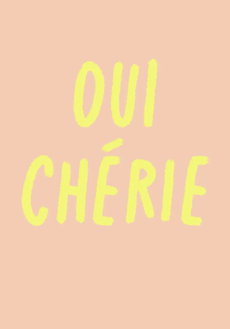 Oui chérie. pellicola backlit da FRICKE DESIGN