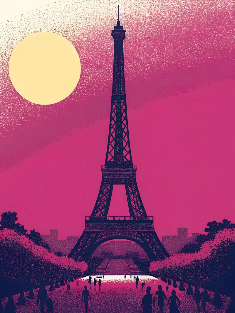 Eiffel Tower pellicola backlit da SOUL SHOP