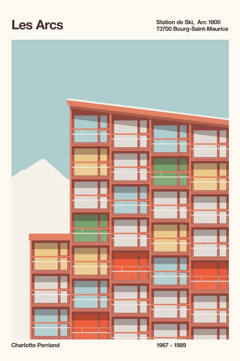 Les Arcs - Charlotte Perriand plexiglass da Florent Bodart