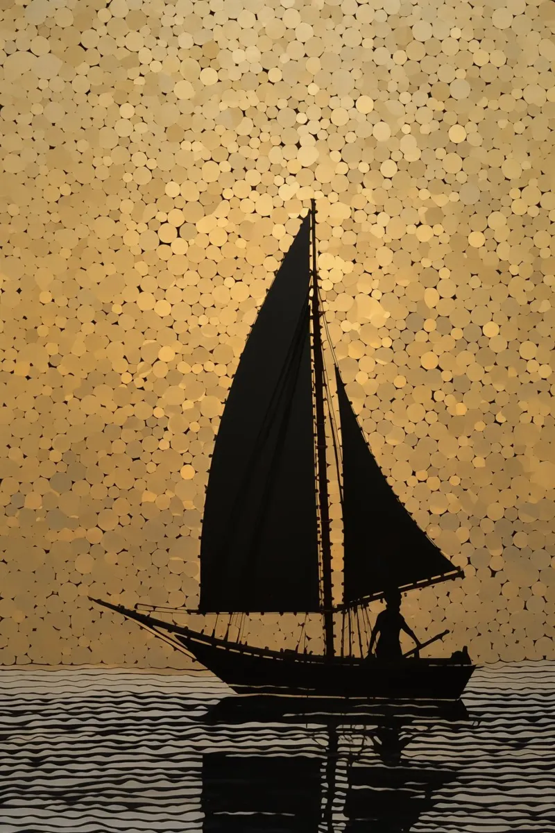 Muurkunst van Imagine canvas met Baklijst van Imagine