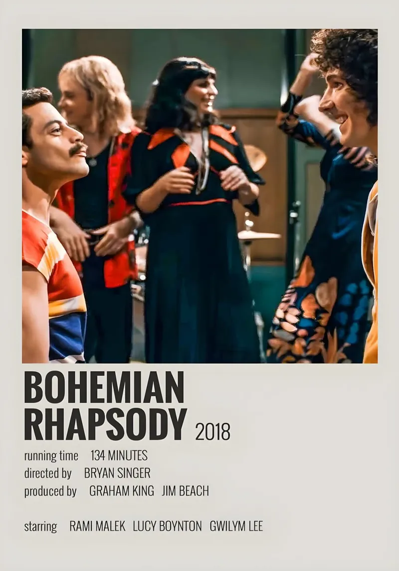 BOHEMIAN RHAPSODY 2018 pellicola backlit da MVFminimalist