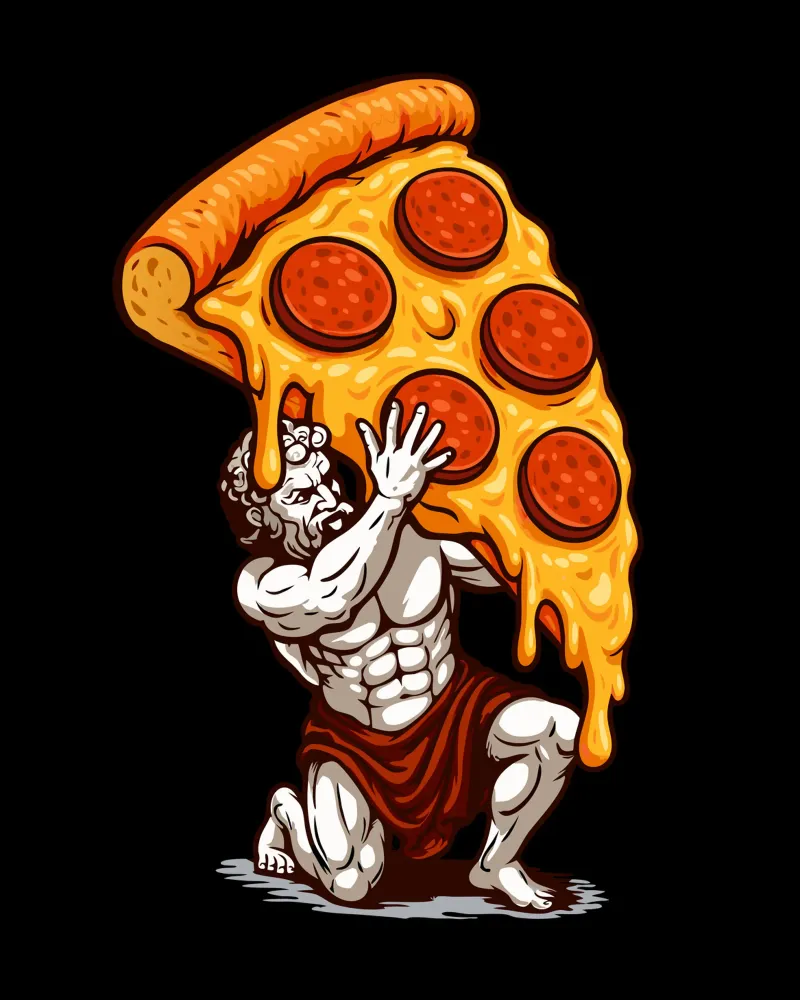 Pizza Atlas carta hahnemühle da LM2KONE
