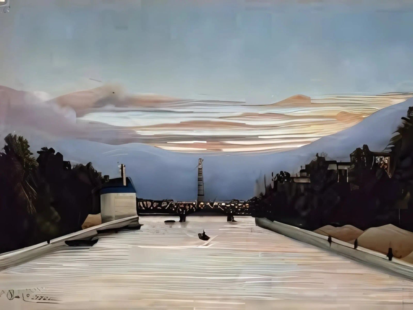 The Eiffel Tower by Henri Rousseau poster by tokovictory