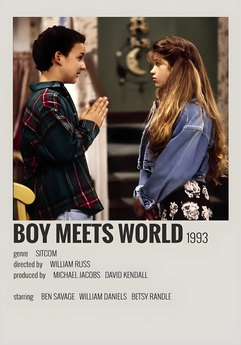 BOY MEETS WORLD 1993 pellicola backlit da MVFminimalist